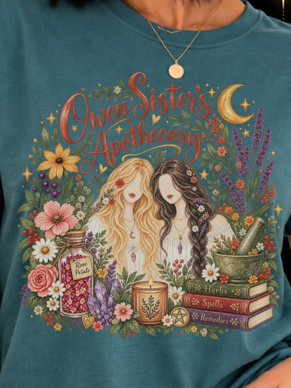 Practical Magic Shirt, Owens Sisters Apothecary Tee, Witchy Comfort Colors